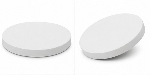 2pcs white alumina ceramic - 2pcs,