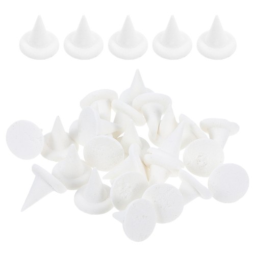 White ceramic refractory nails - white,