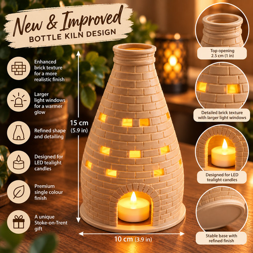 Potteries bottle kiln led - bottle,