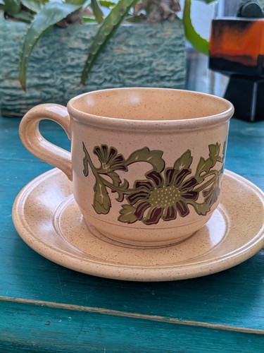 Kiln craft cup and saucer - kiln,