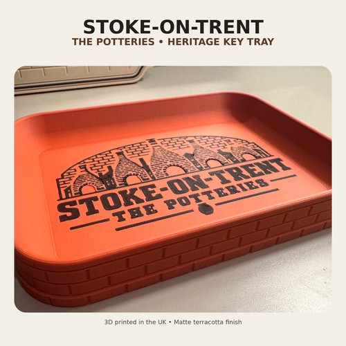 Stoke trent key - tray, |